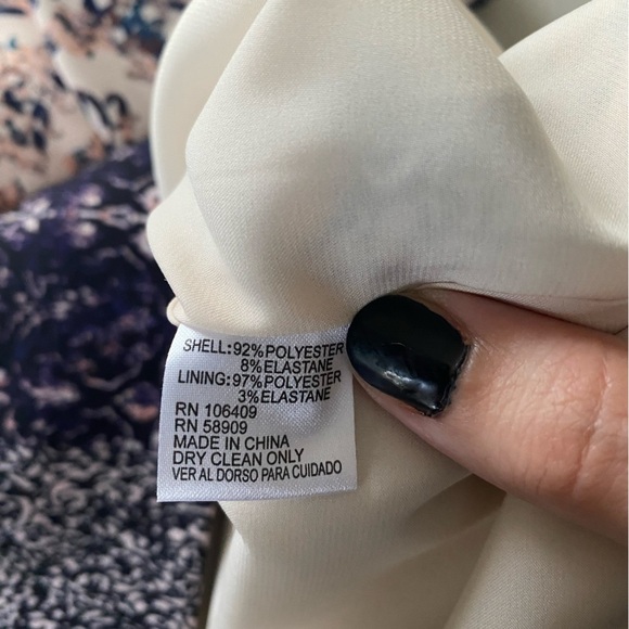 ANTONIO MELANI New Blush Pink Blue Print Sheath Dress With Sleeves Size 10 NWOT - Picture 12 of 13